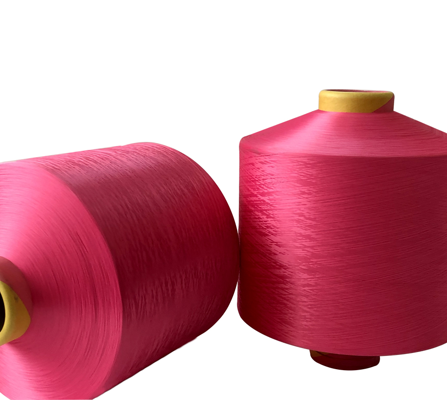 300D Rose Red Polyester Yarn  750/240 900/288 1200/384